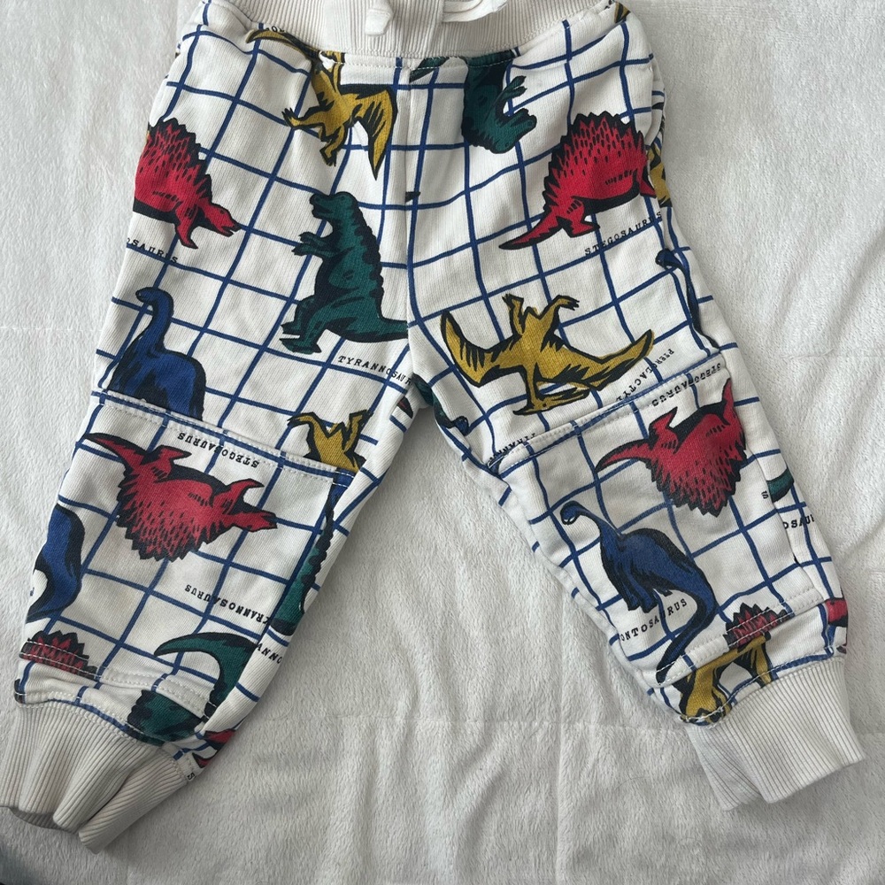 Hanna Andersson Dinosaur Print Kids Joggers - Multicolor